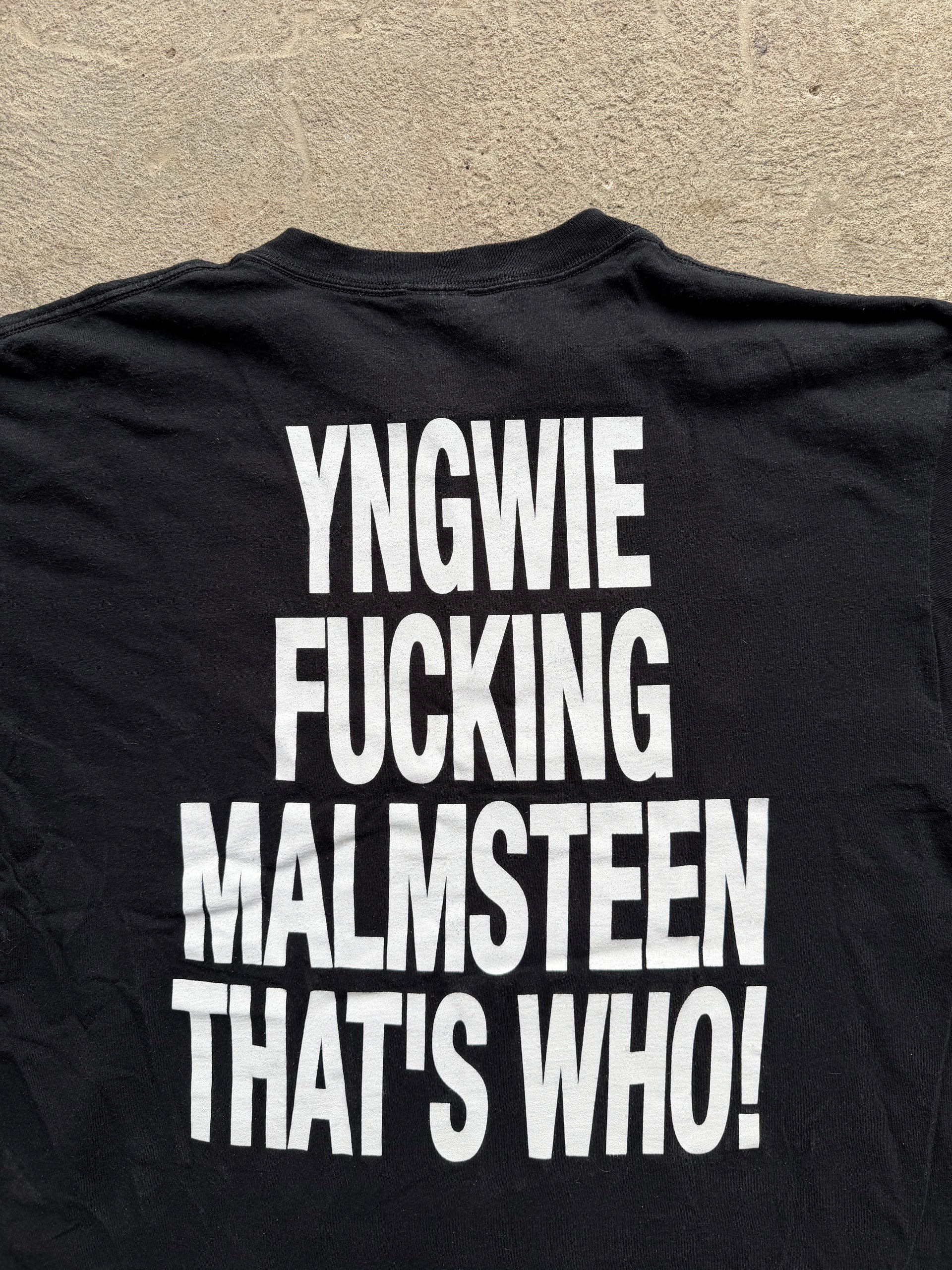 Yngwie Malmsteen “Yngwie Who?” 2000s Vintage Tee | Size XL