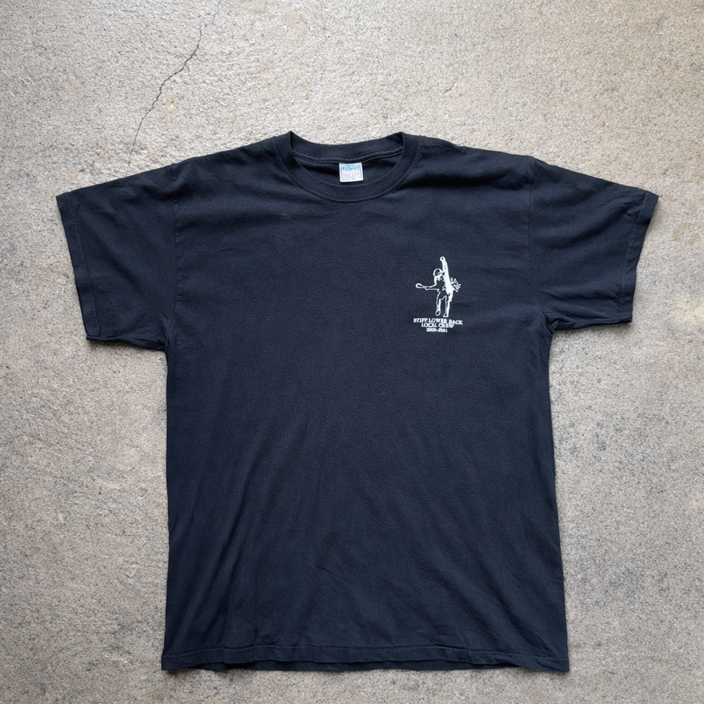 2000s AC/DC Stiff Lower Back Local Crew T-Shirt | Size XL