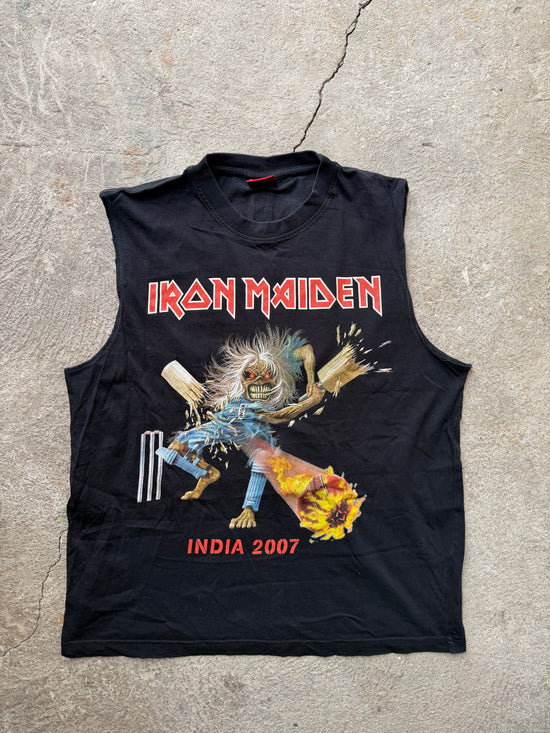 2000s Iron Maiden India 2007 Levi’s Sleeveless Tee | Size XL