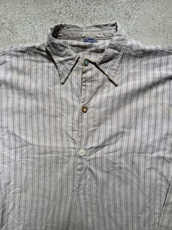 1940s Slitman Swedish Work Shirt | Size L