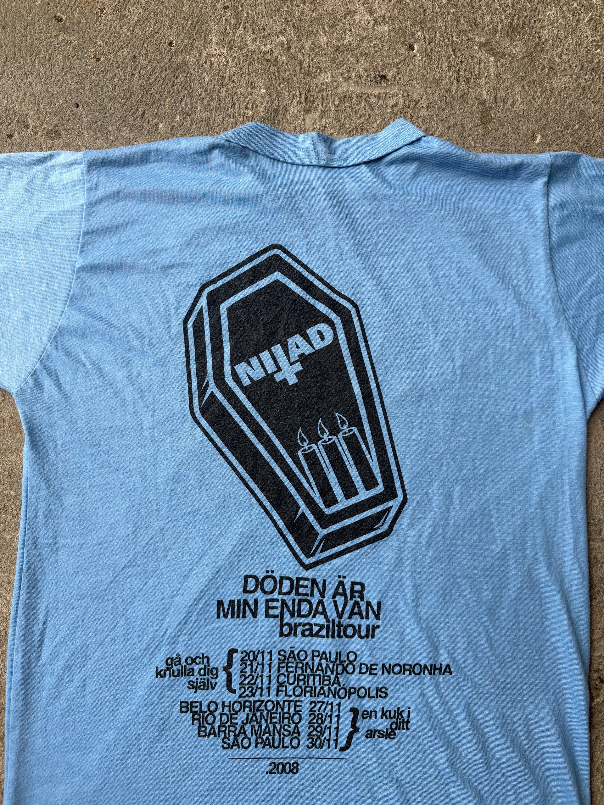 00s Nitad “Döden Är Min Enda Vän” Brazil Tour Tee | Size M