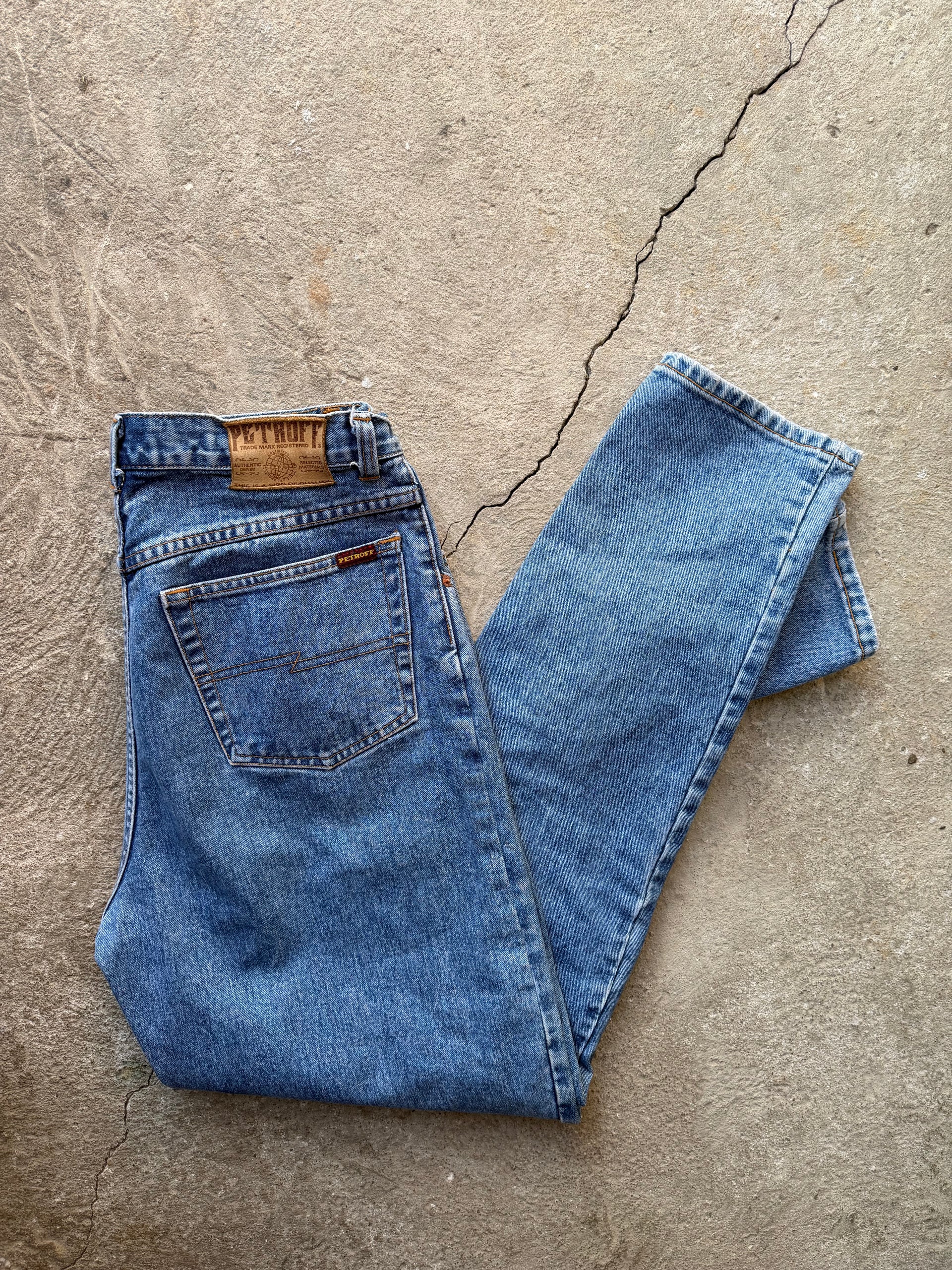 80s Petroff Denim Jeans | Size 33/33