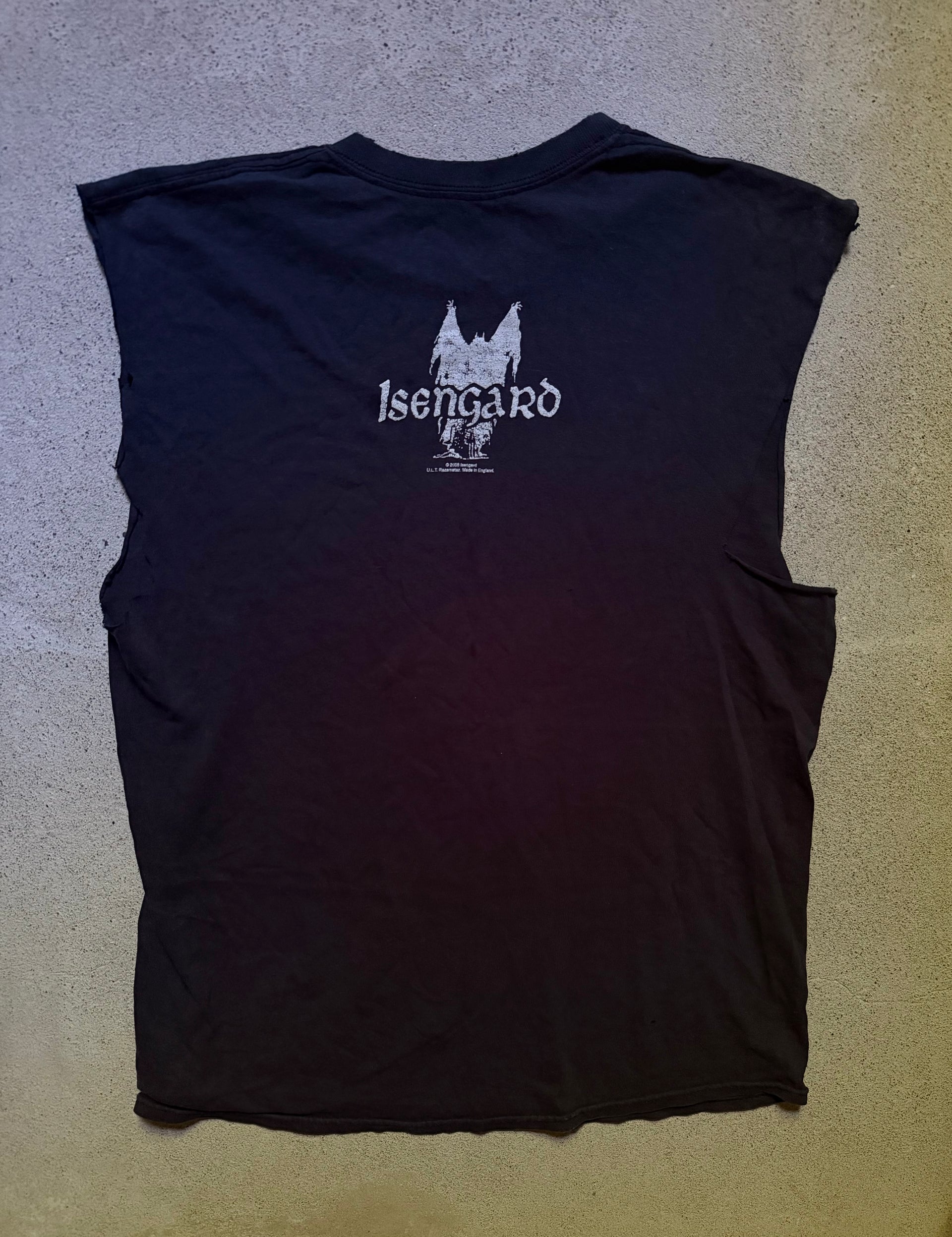 2000s Isengard “Vinterskugge” Cut-Off Tee | Size L