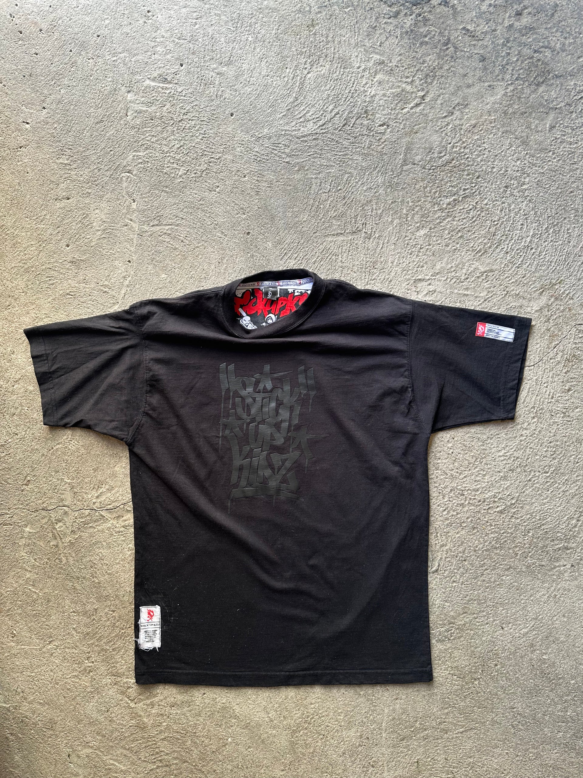 Stick Up Kidz Embossed Logo Tee Y2K