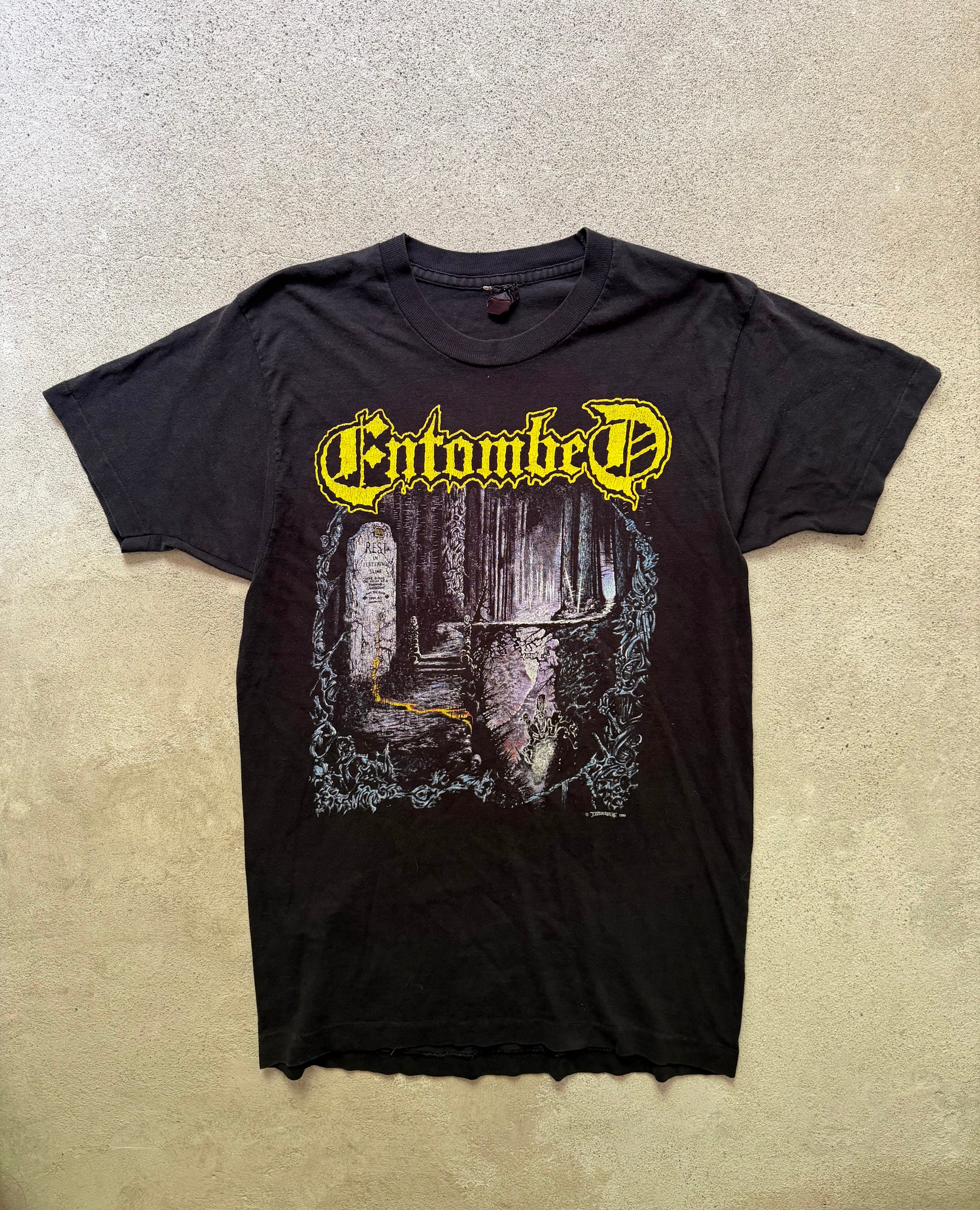 90s Entombed Left Hand Path Tee | Size L