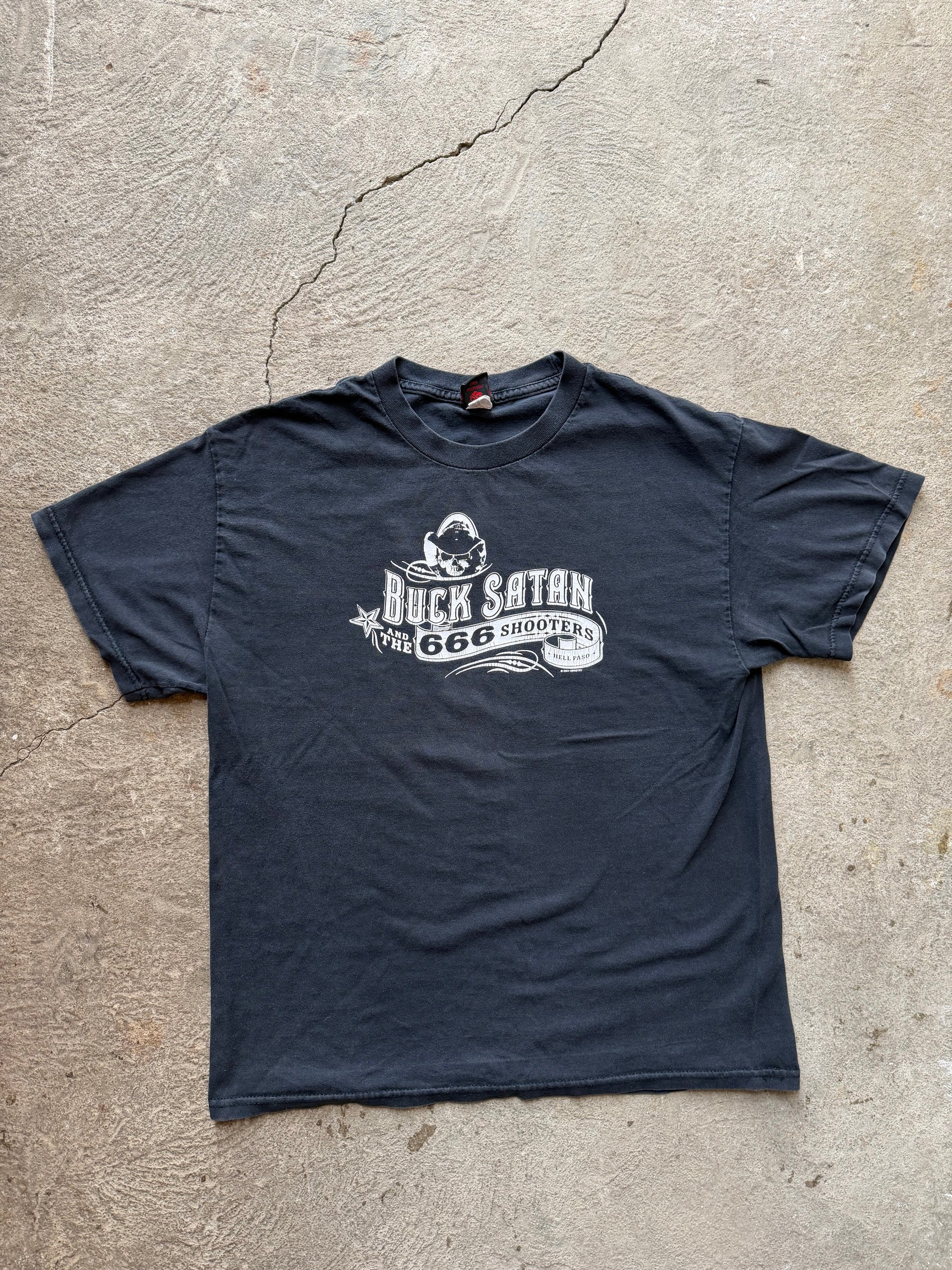 00s Ministry “Buck Satan & The 666 Shooters” Vintage Tee | Size L