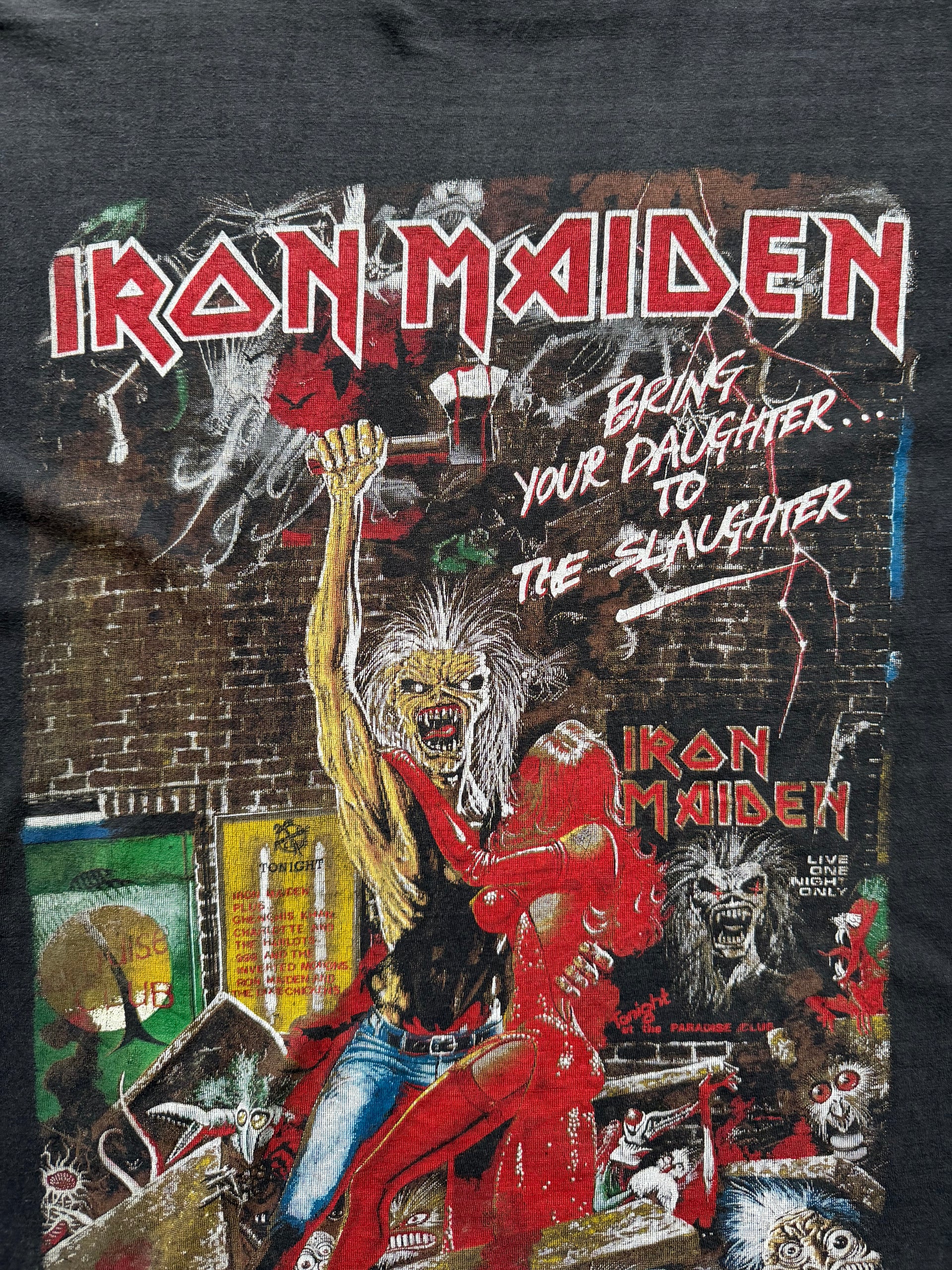 90s Iron Maiden “Bring Your Daughter to the Slaughter” Vintage Tee | Size L