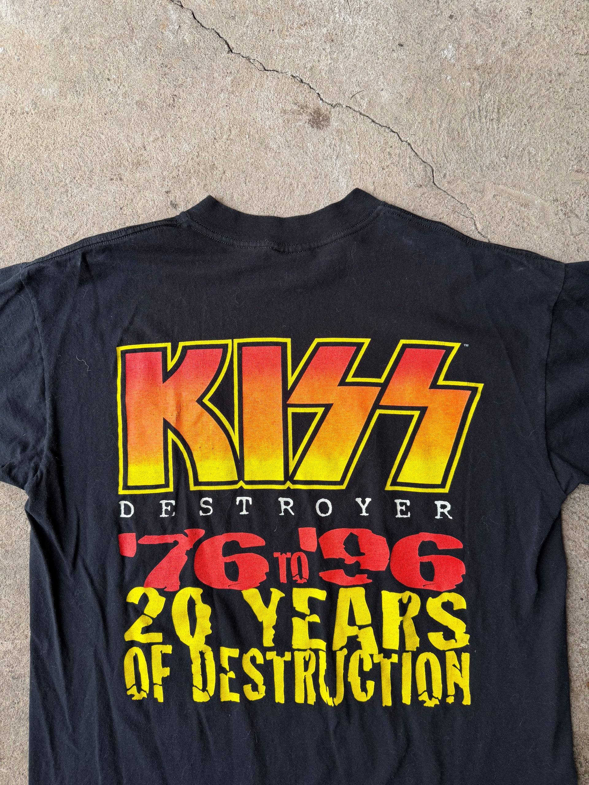 90s KISS Destroyer “76–96” Vintage T-Shirt | | XL