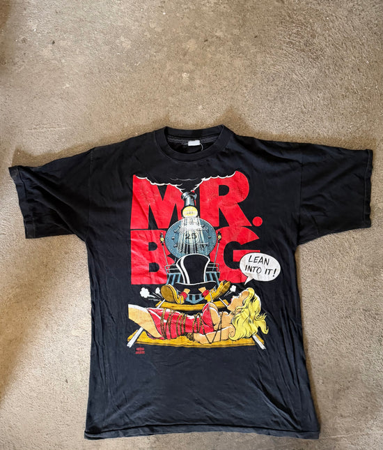 Mr. Big Lean Into It World Tour 1991–92 Vintage Tee | Size L