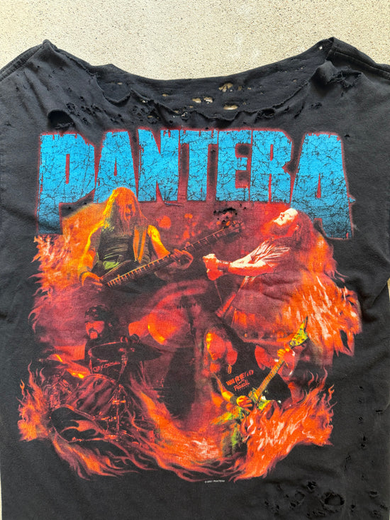2000s Pantera Distressed Band Tee | Size M