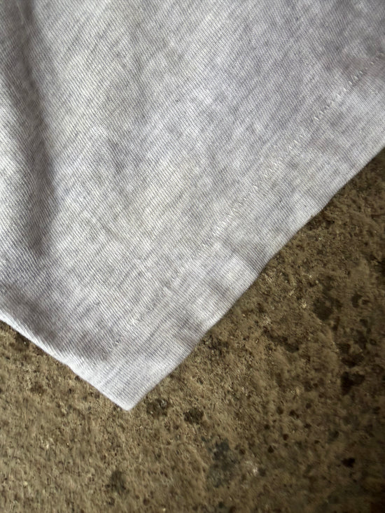 90s Blank Grey Single Stitch T-Shirt | Size XL