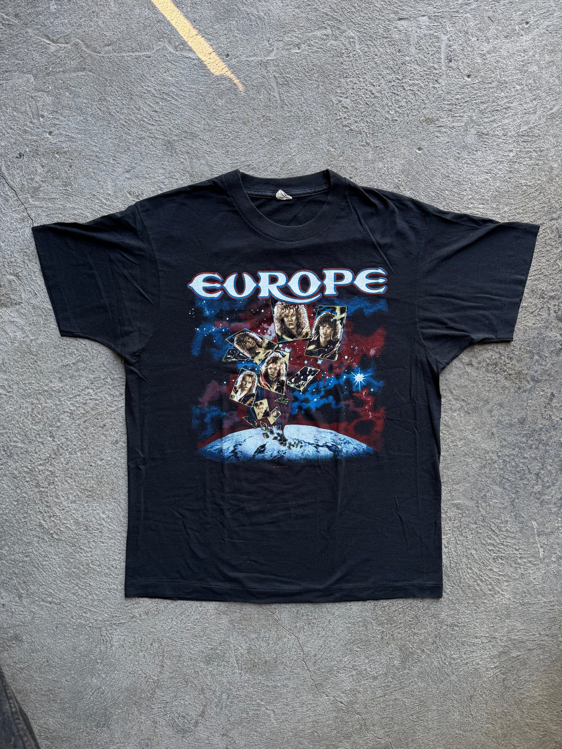 Europe The Final Countdown 80s Vintage Tour Tee | Size L