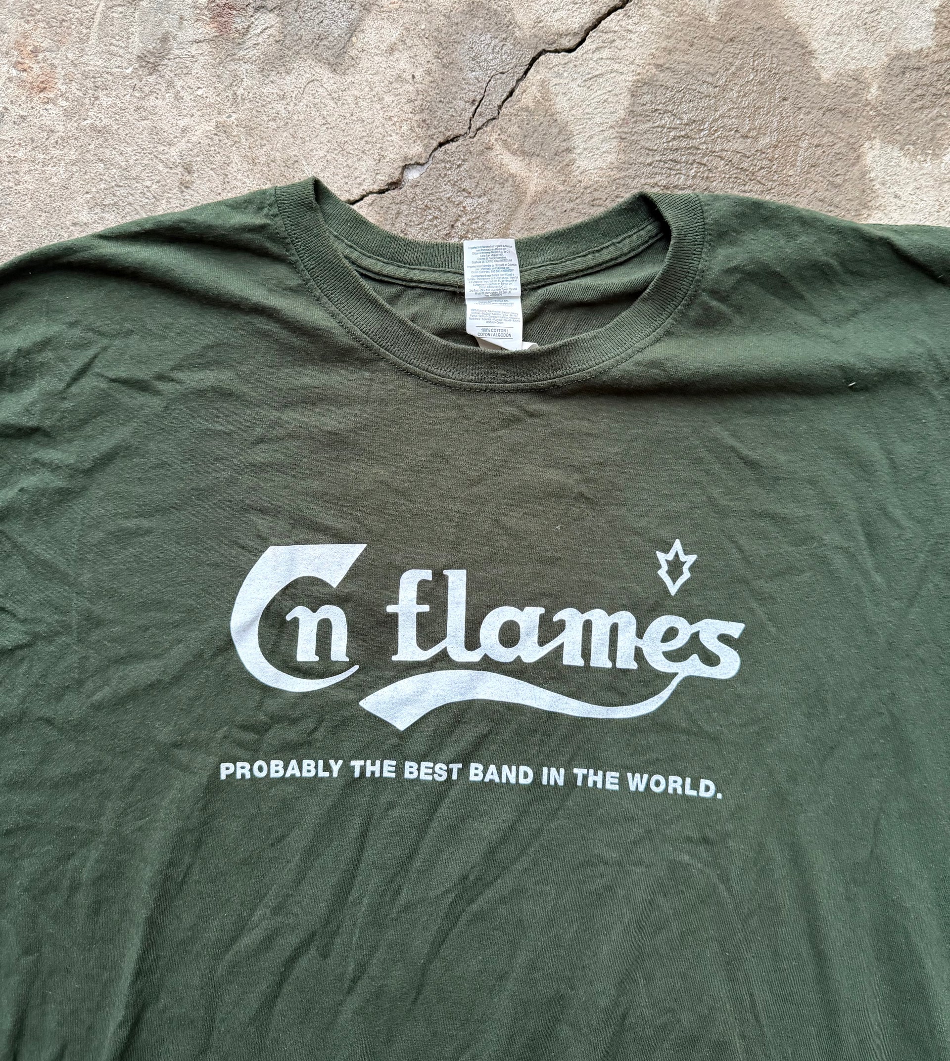 00s In Flames “Probably the Best Band in the World” T-Shirt | Size 2XL
