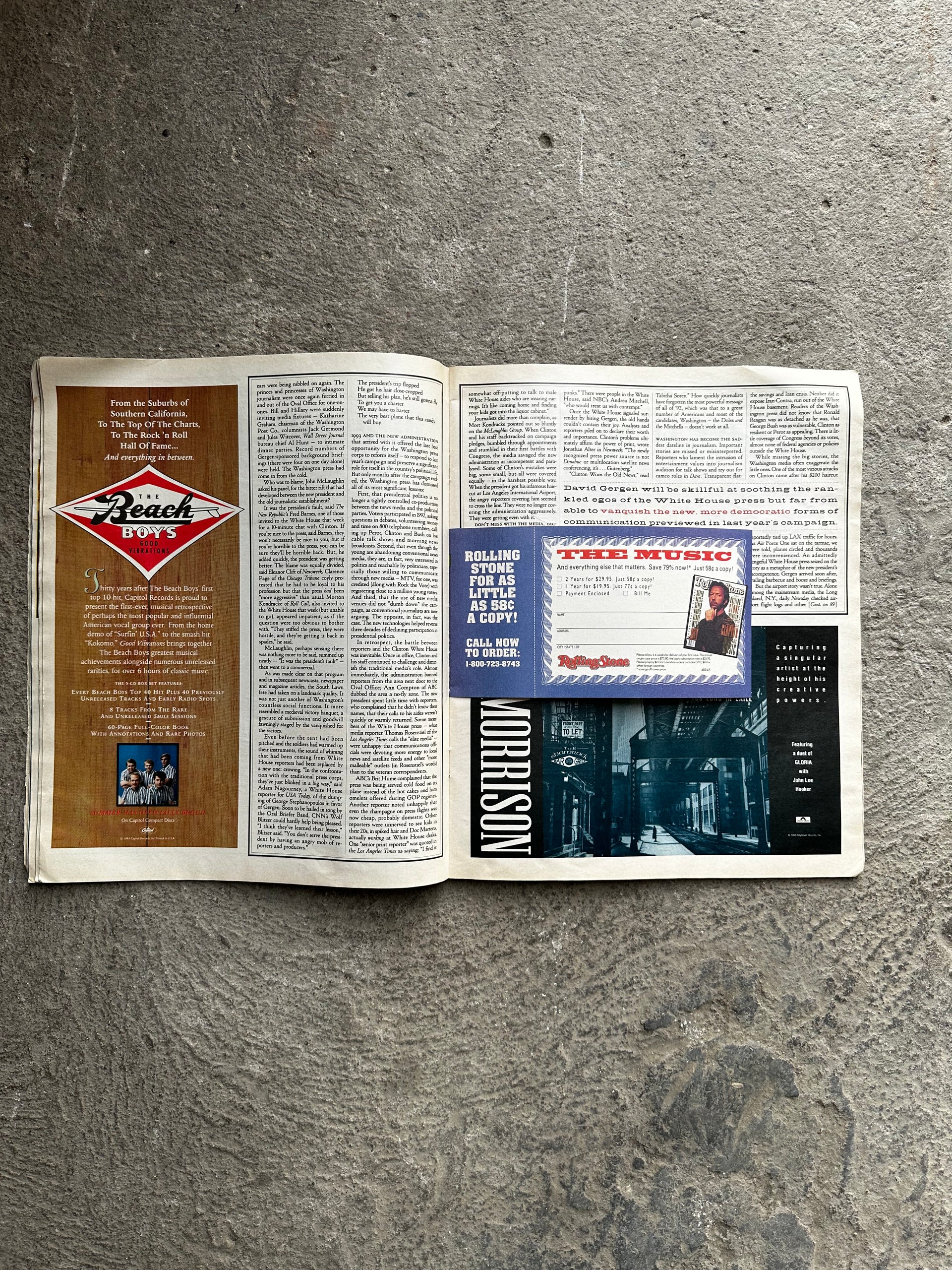 Rolling Stone Magazine – Beavis & Butt-Head Cover (August 1993)