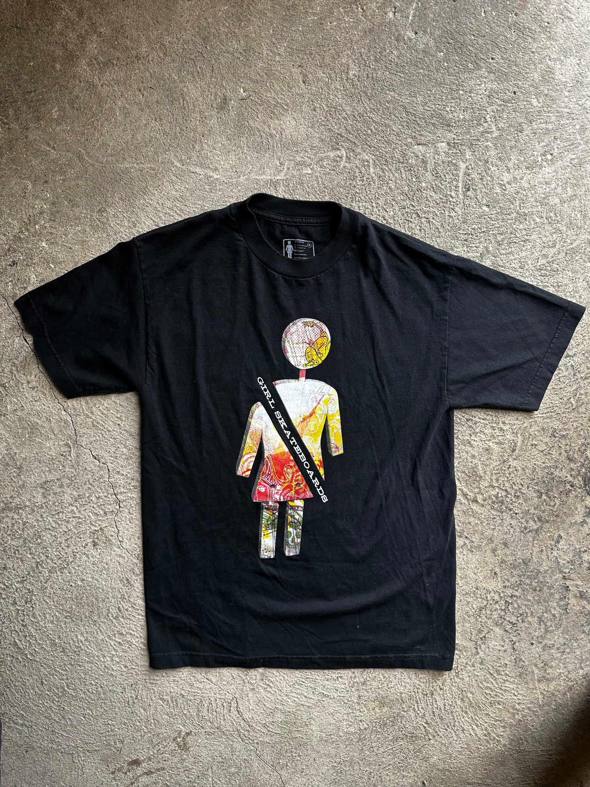 Vintage Girl Skateboards Made in USA Tee | Size M