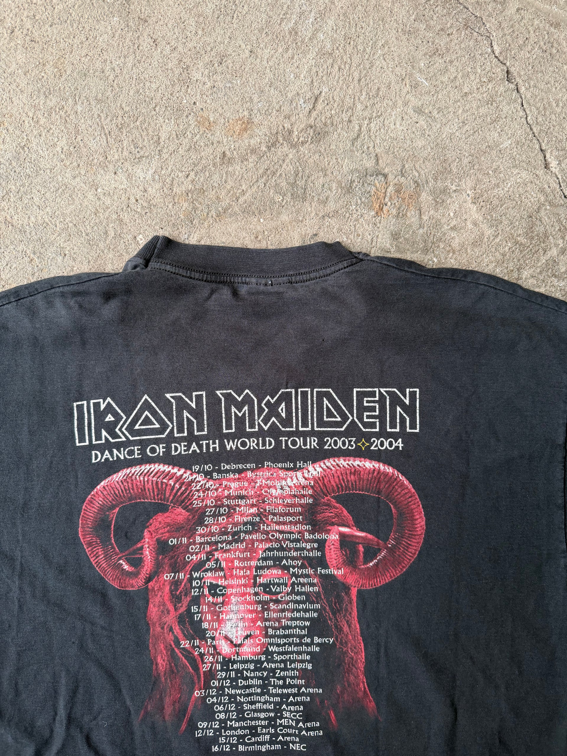 00s Iron Maiden “Dance of Death” Tour T-Shirt | Size XL