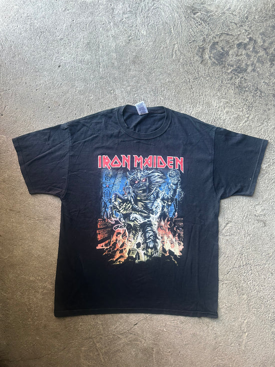 Iron Maiden Somewhere Back in Time 2008 Tour Vintage Tee | Size XL