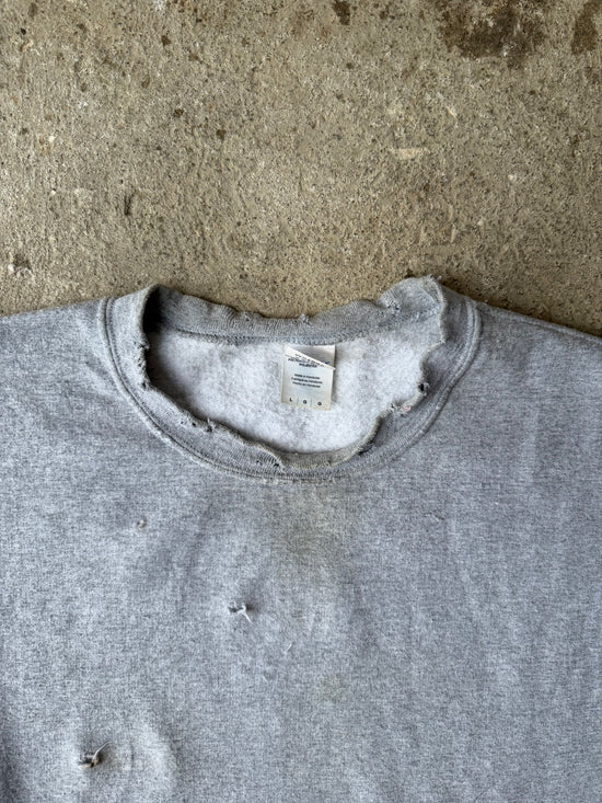 00s Distressed blank sweater | Size L