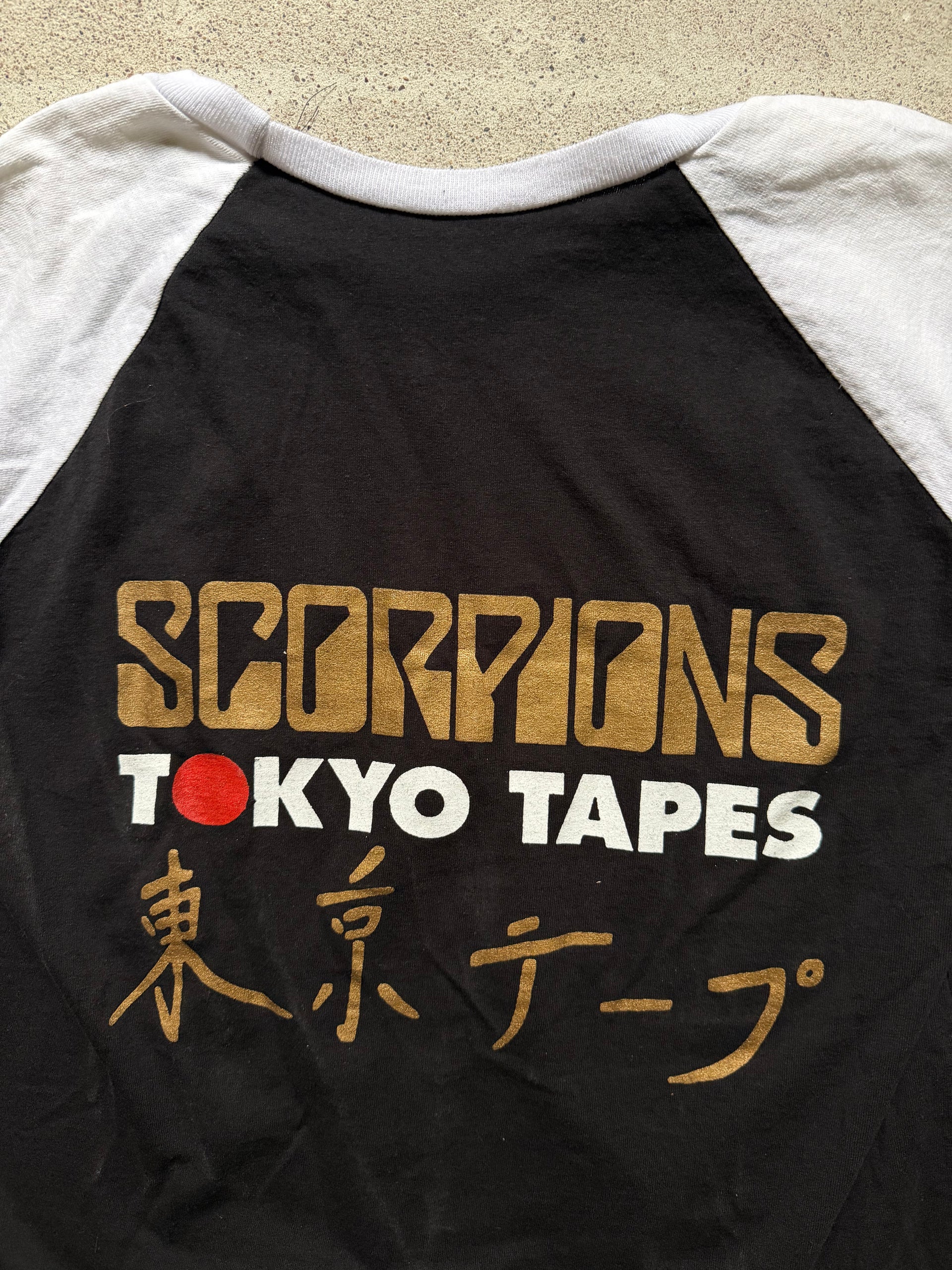 80s Scorpions Tokyo Tapes Cut Off Tee | Size L