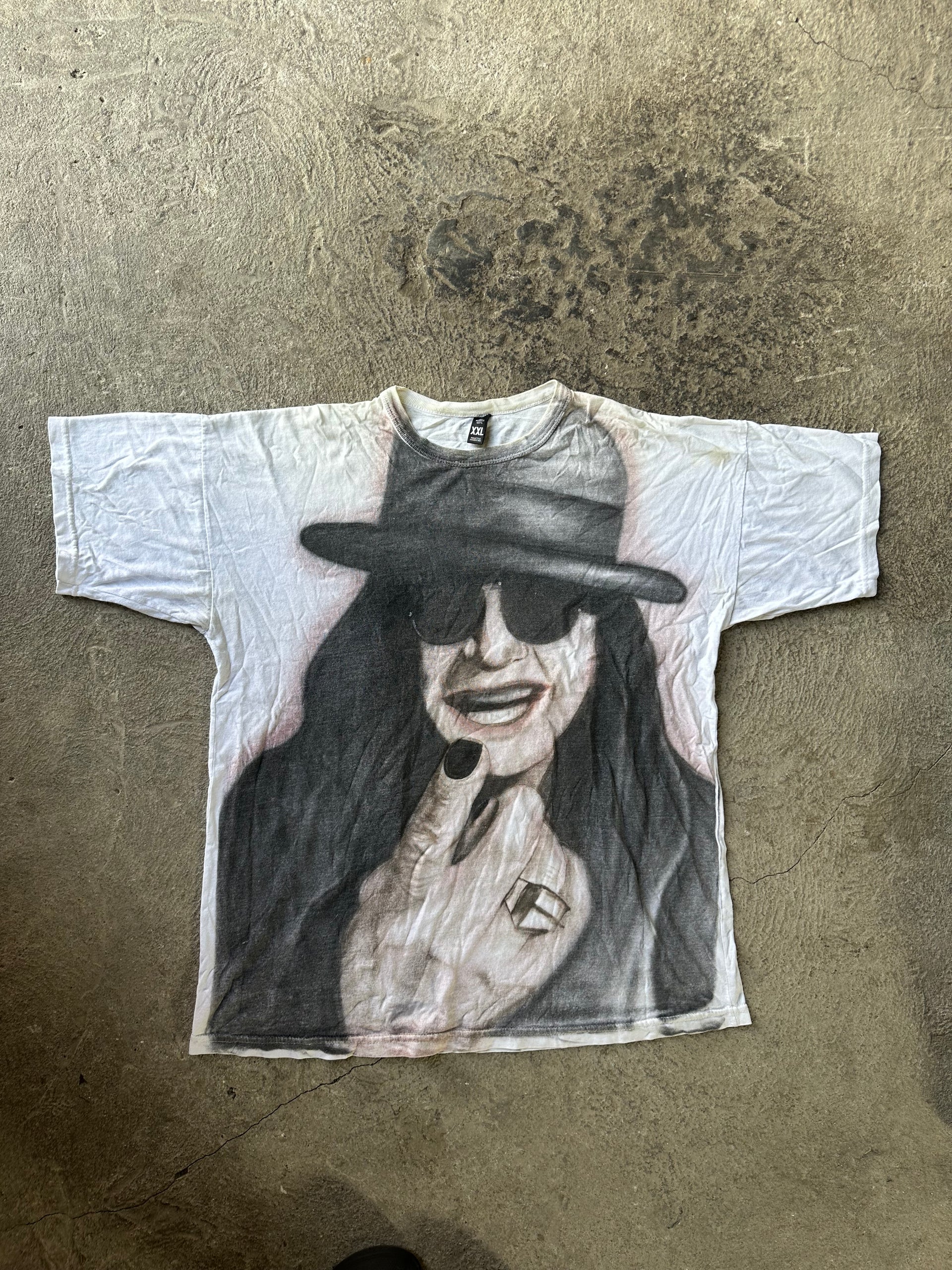 00s Ozzy Osbourne Argentina Bootleg Paint Tee | Size XL