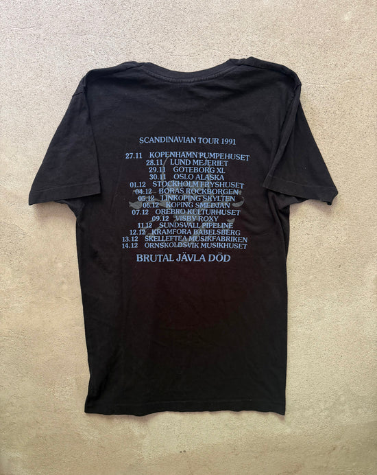 90s Entombed Scandinavian Tour 1991 Vintage T-Shirt | Size L