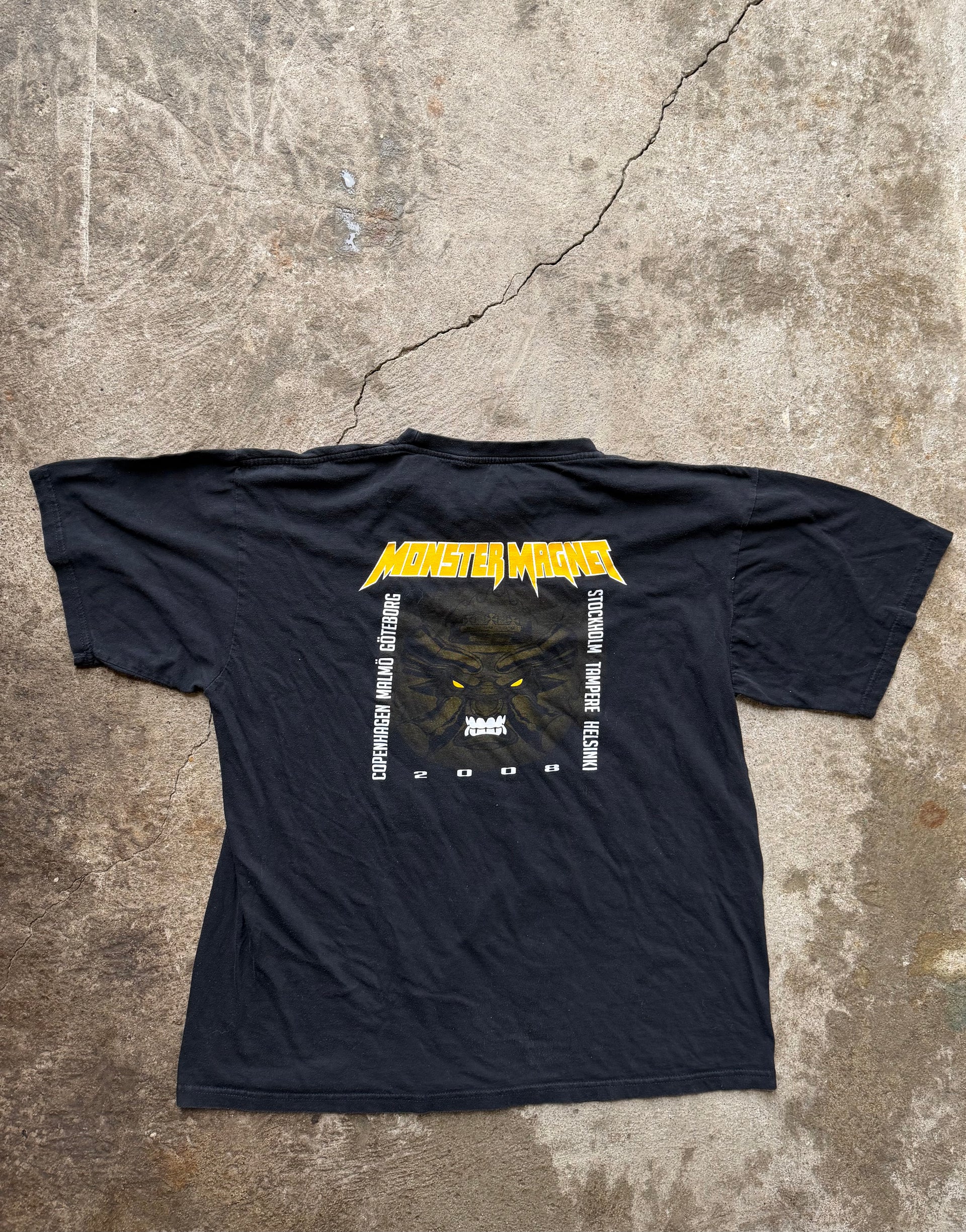2000s Monster Magnet 4-Way Diablo 2008 Tour T-Shirt | Size L