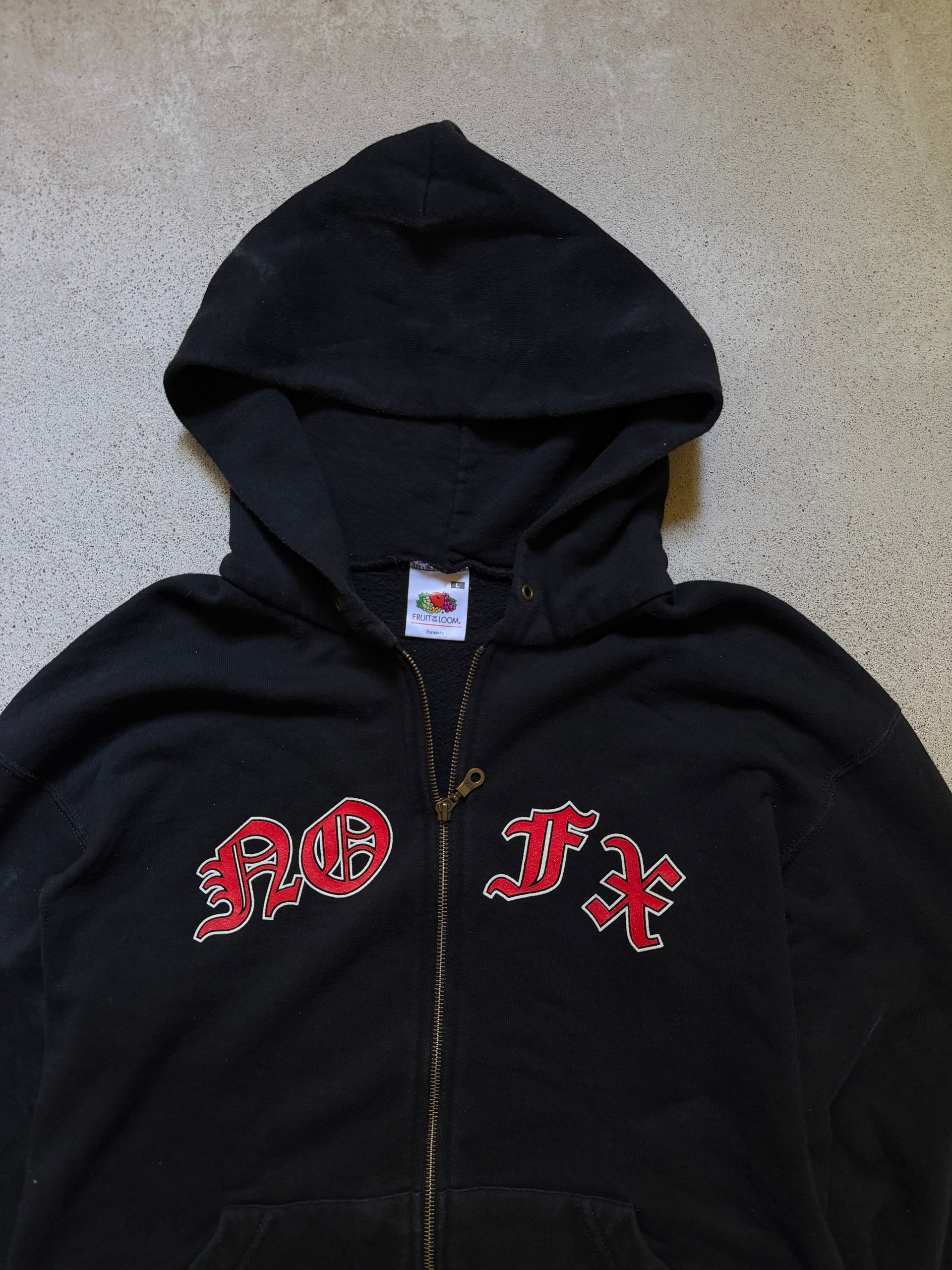 2000s NOFX War on Errorism Zip Hoodie | Size L