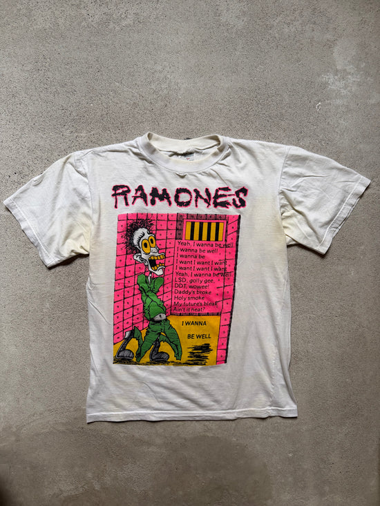 90s Ramones Scandinavia Tour Tee | Size XL