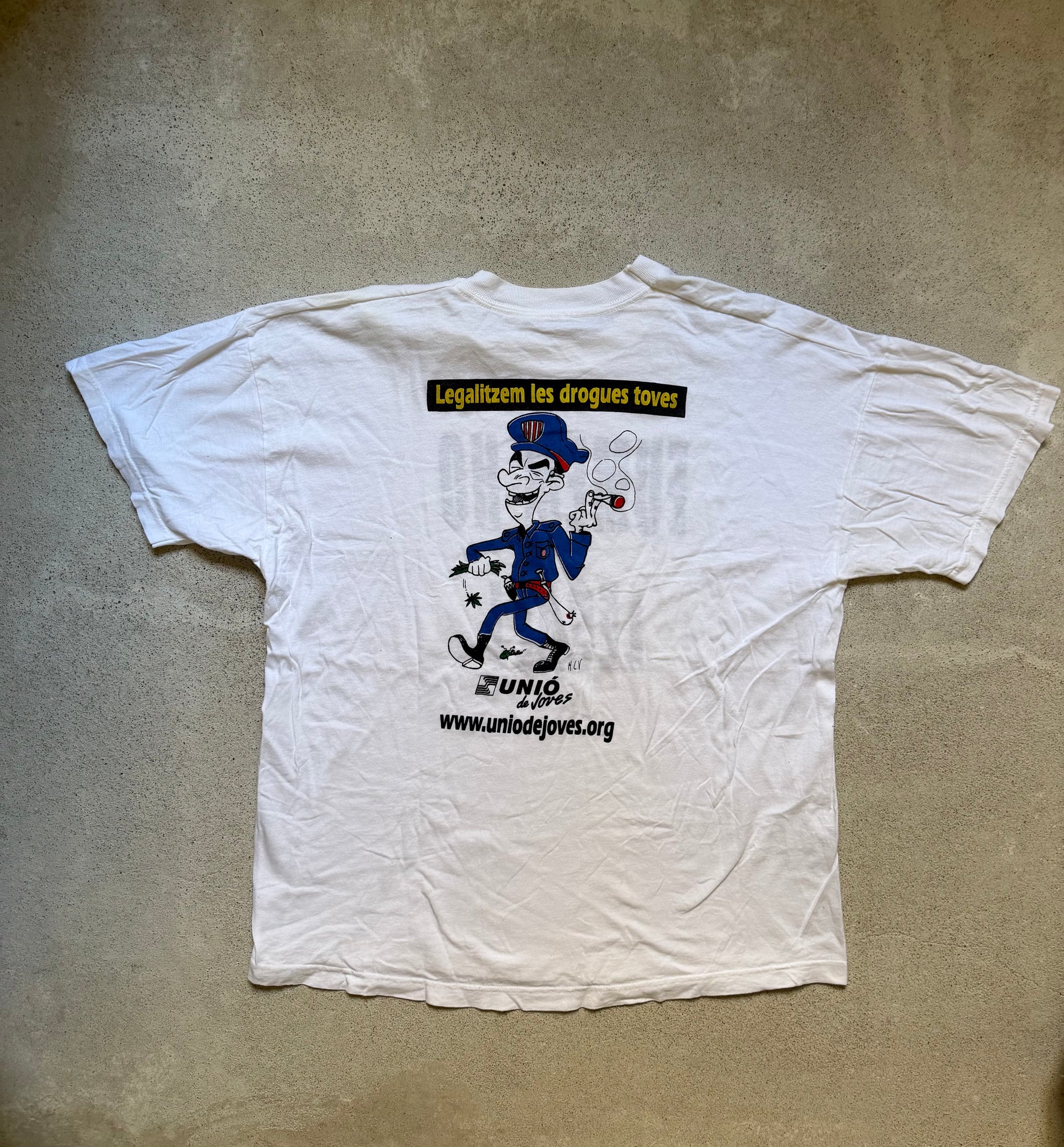 90s Fumem Ho Legal Tee | Size L