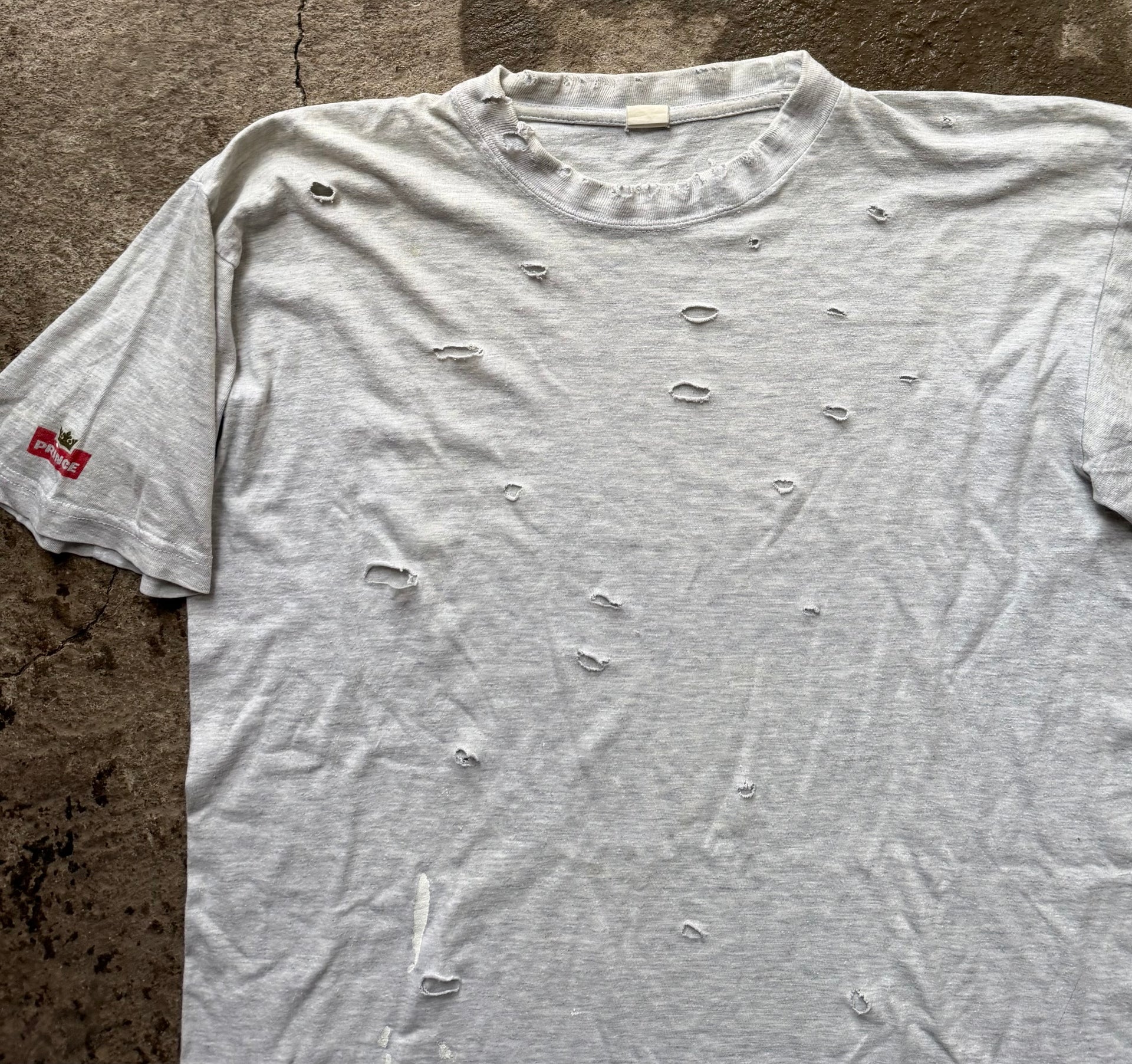 00s Distressed Blank Prince T-Shirt | Size L