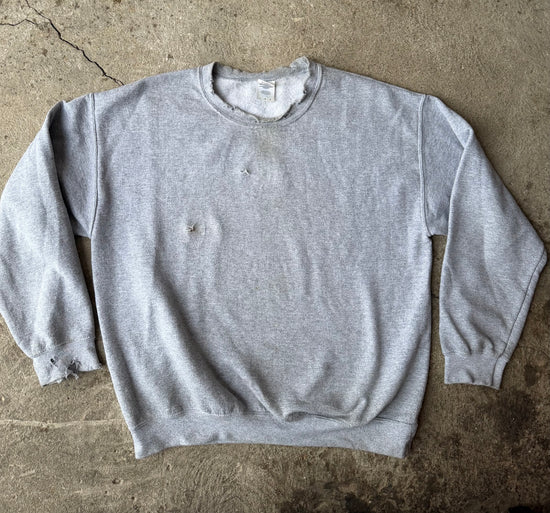00s Distressed blank sweater | Size L