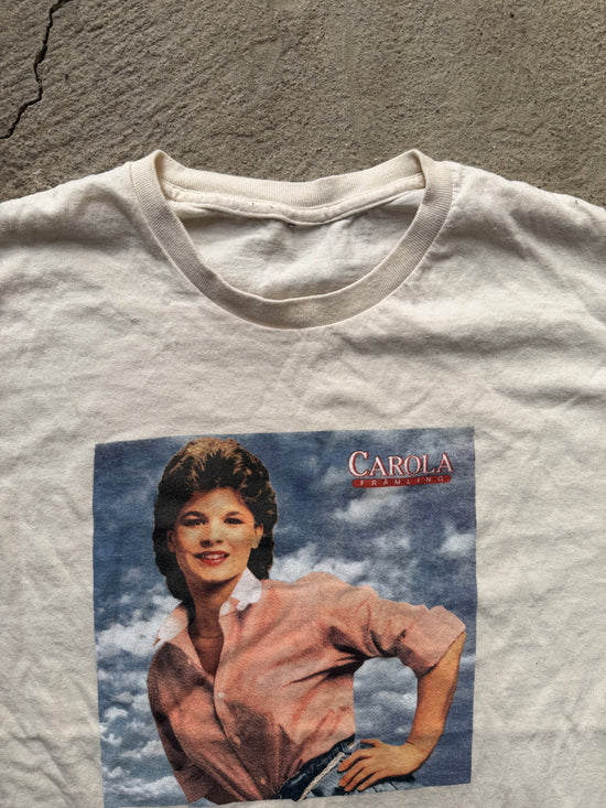 90s Carola “Främling” Photo Print T-shirt | Size L
