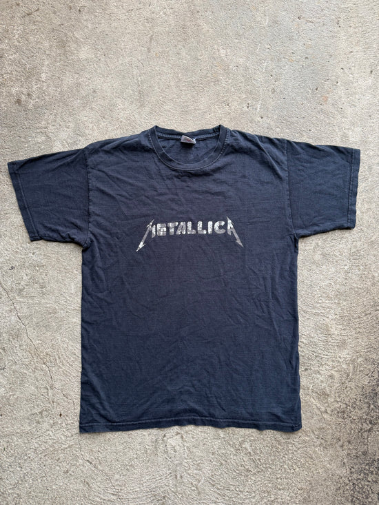 00s Metallica Logo Sunfade Tee | Size M