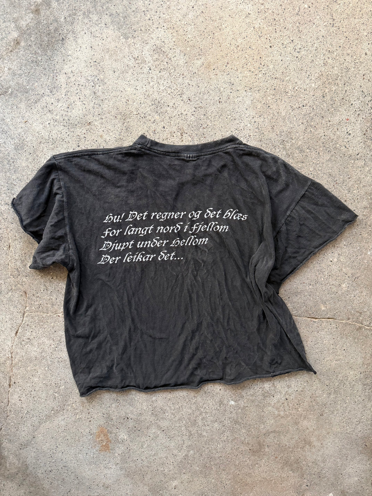 90s Ulver “Trøllsk Sortmetall” T-Shirt | Size M