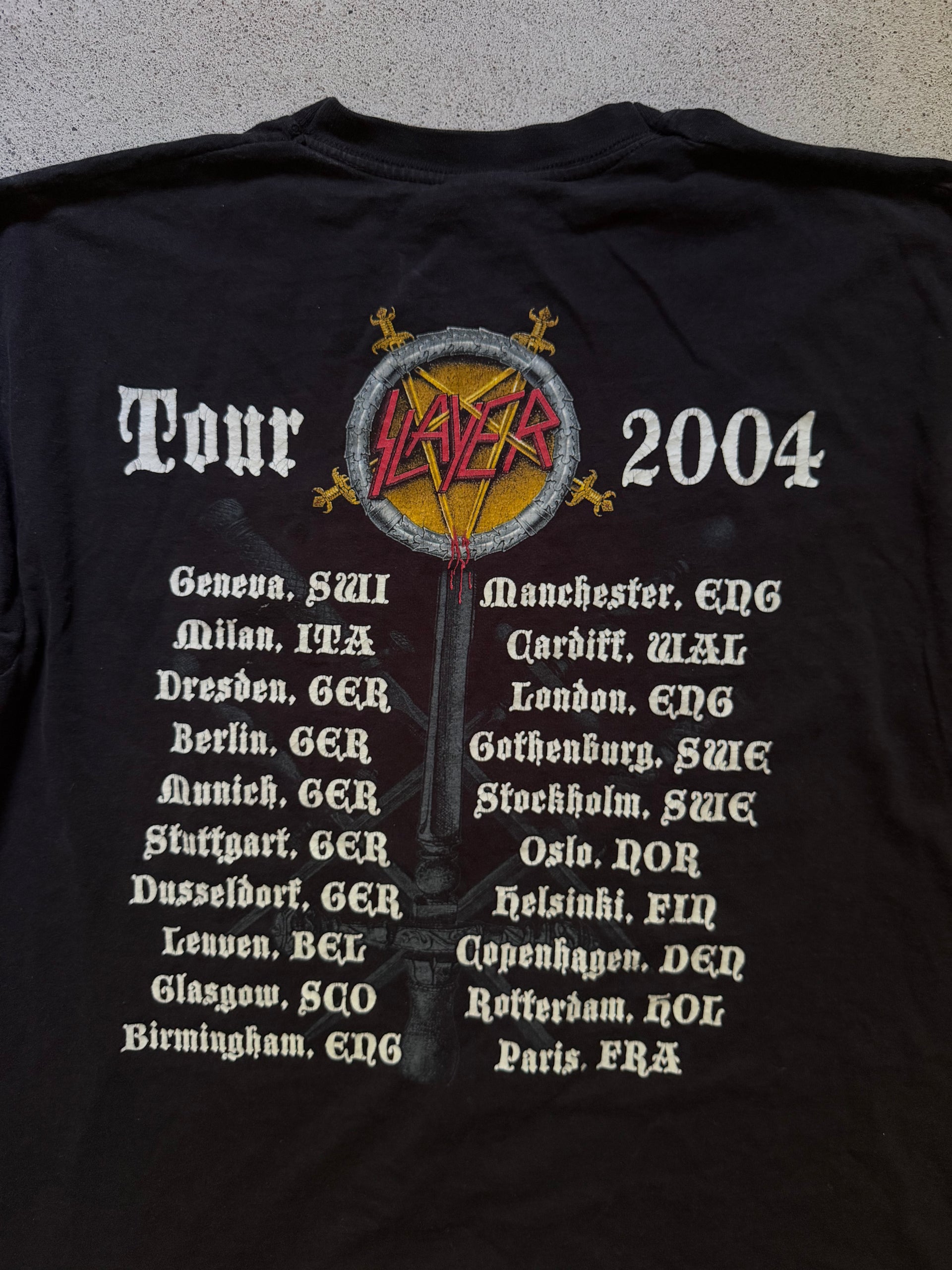 2000s Slayer Tour 2004 Tee | Size M