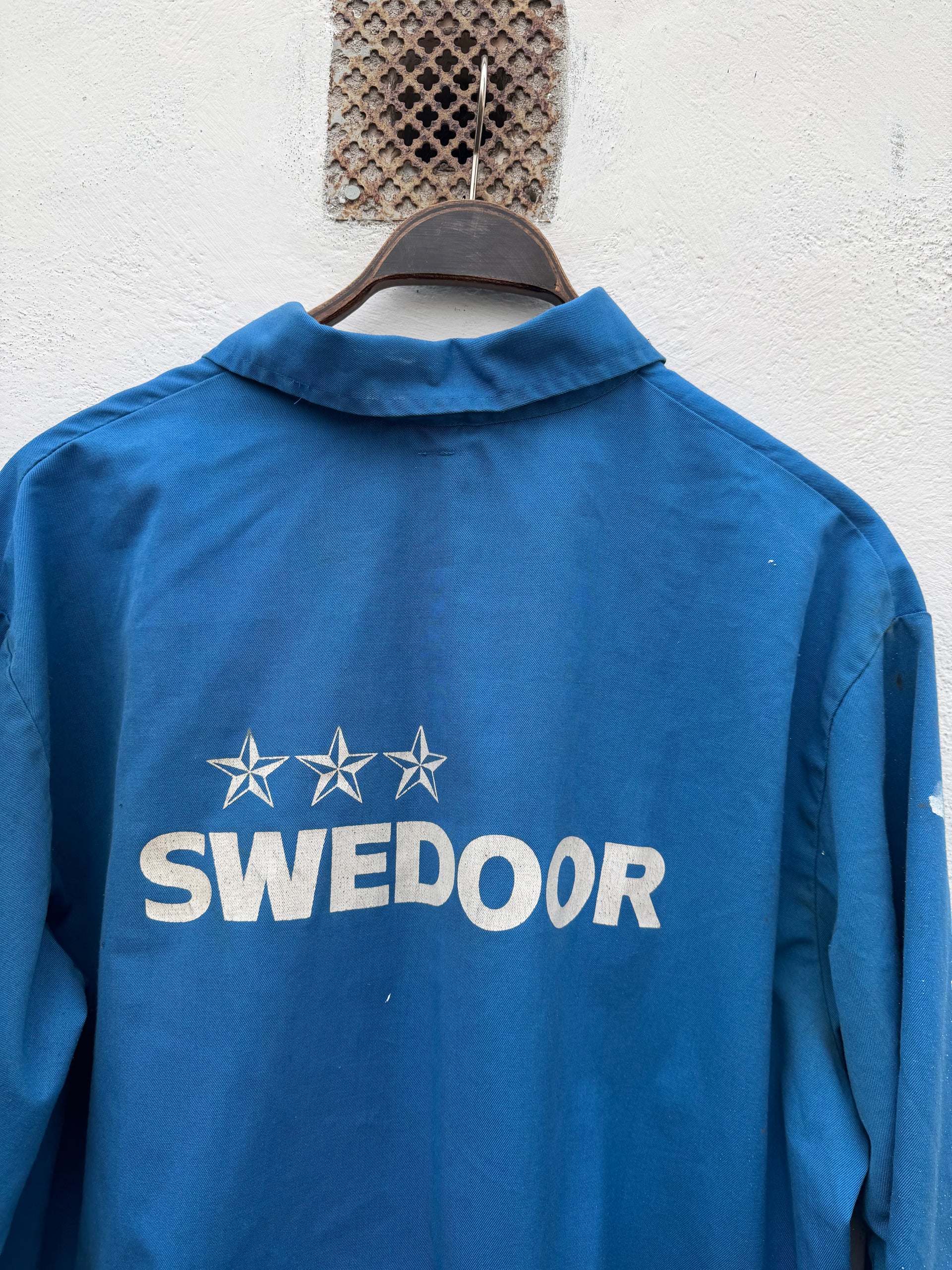 80s Workwear Jacket Paint Stained | Size L