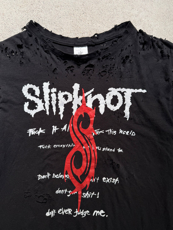 2000s Slipknot Distressed Tee | Size M