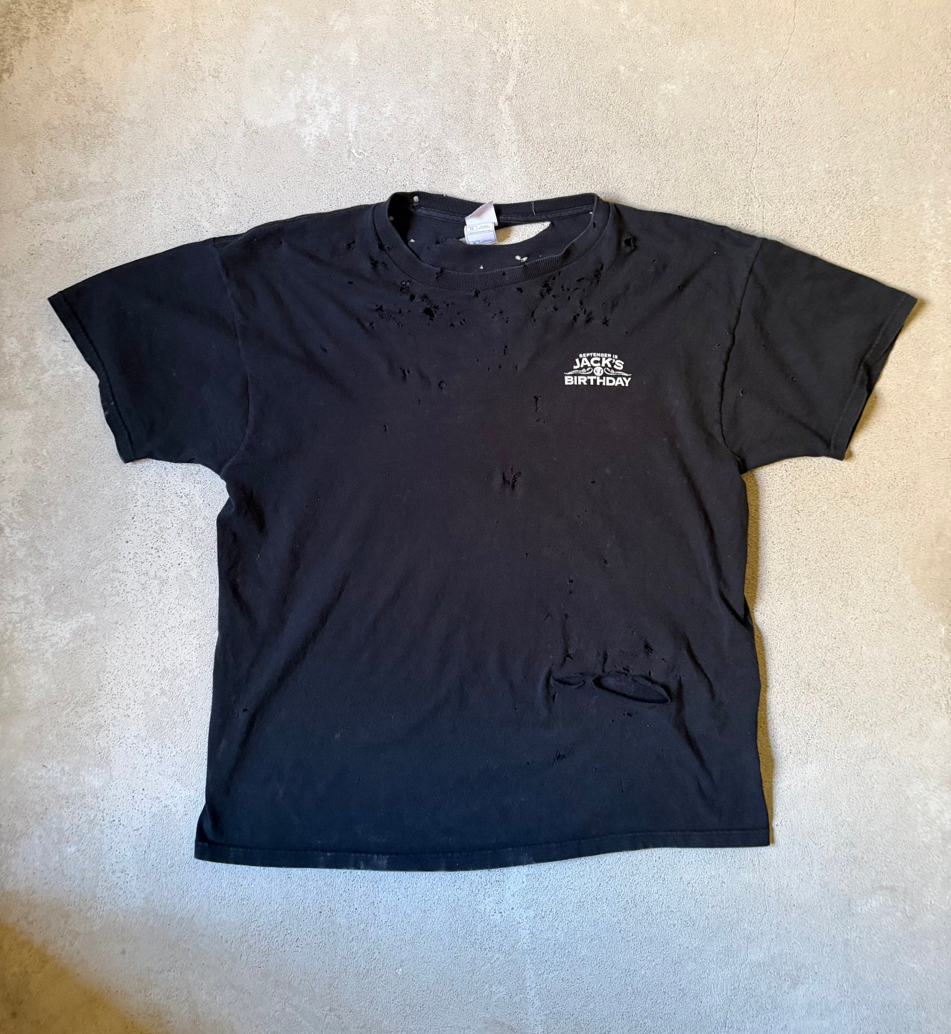2000s Jack Daniel’s Distressed Tee | Size XL