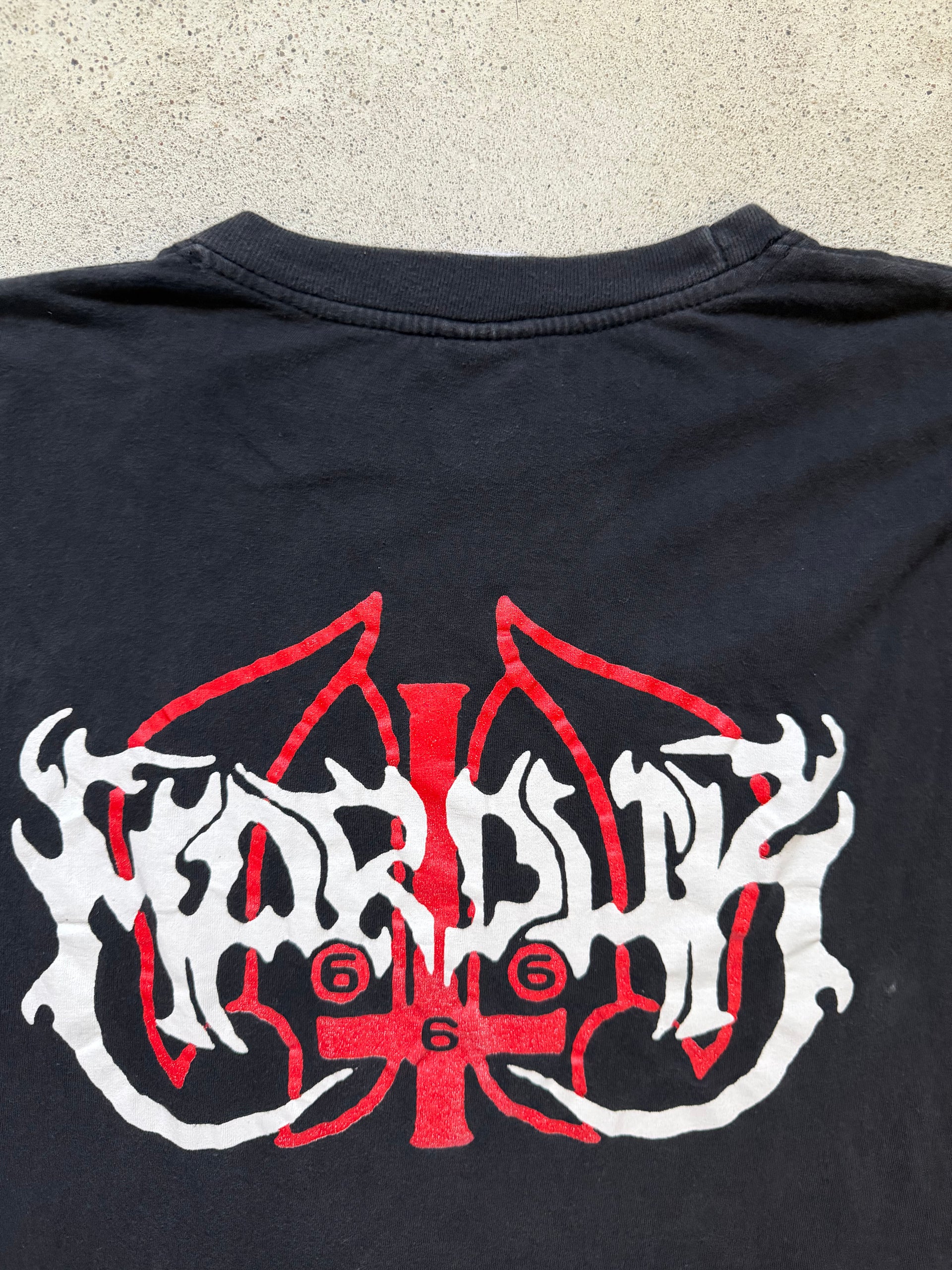 90s Marduk 666 Logo Double Sided T-Shirt | Size M