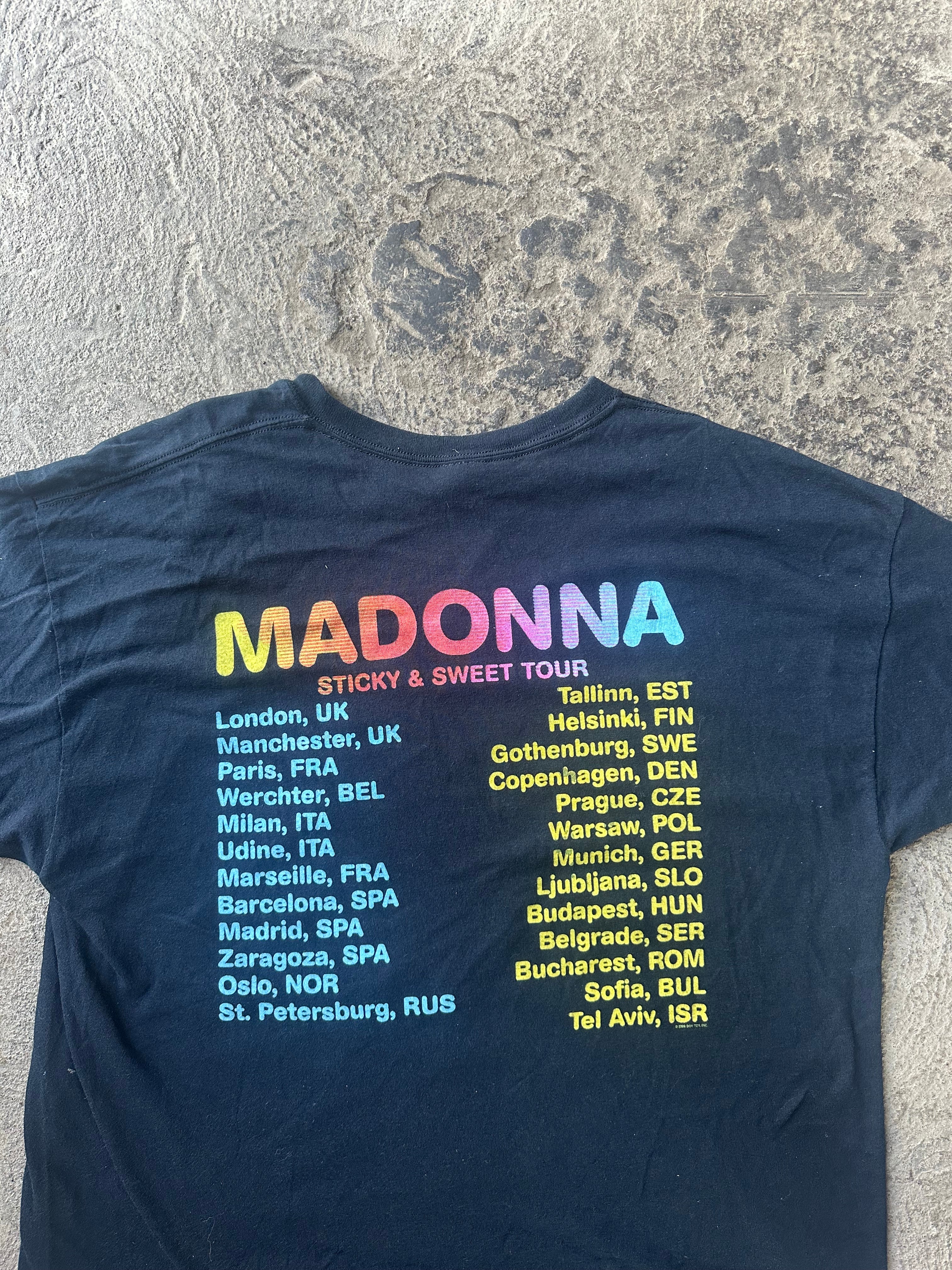 Madonna マドンナツアーTシャツ XL 2008 Madonna マドンナツアーTシャツ XL 2008