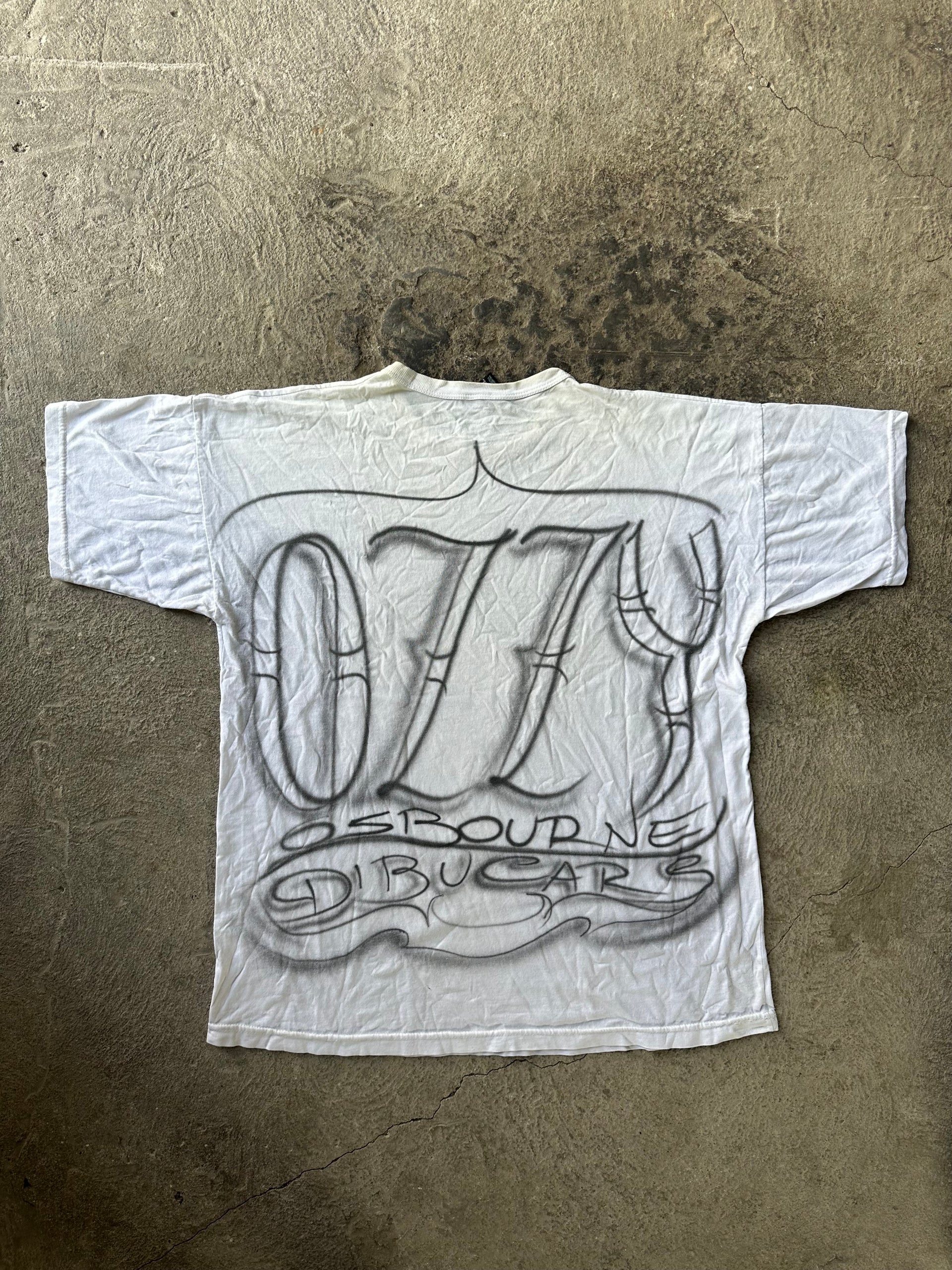 00s Ozzy Osbourne Argentina Bootleg Paint Tee | Size XL