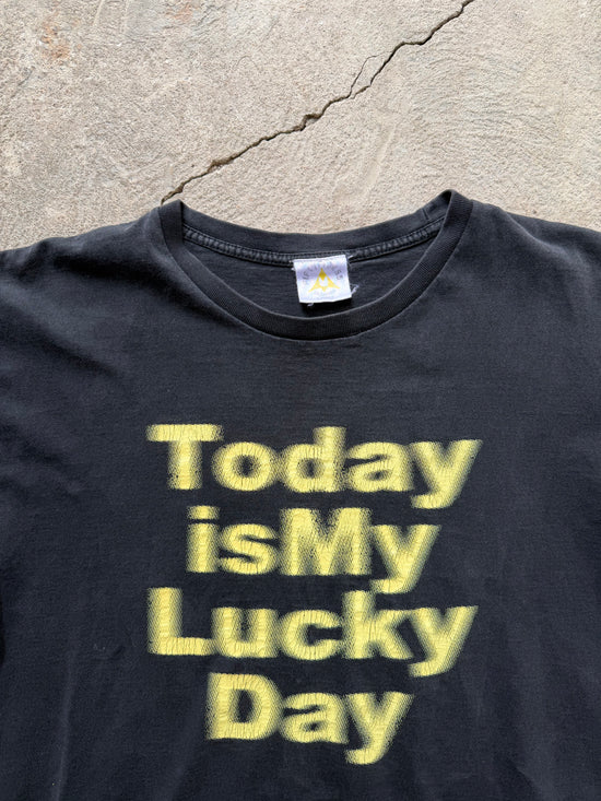 00s “Today Is My Lucky Day” Graphic T-Shirt | Size L