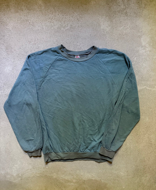 80s Faded Blank Sweatshirt | Size L