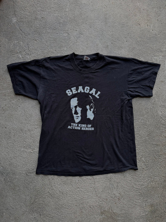 00s Vintage Steven Seagal The King of Action Heroes Tee| Size L