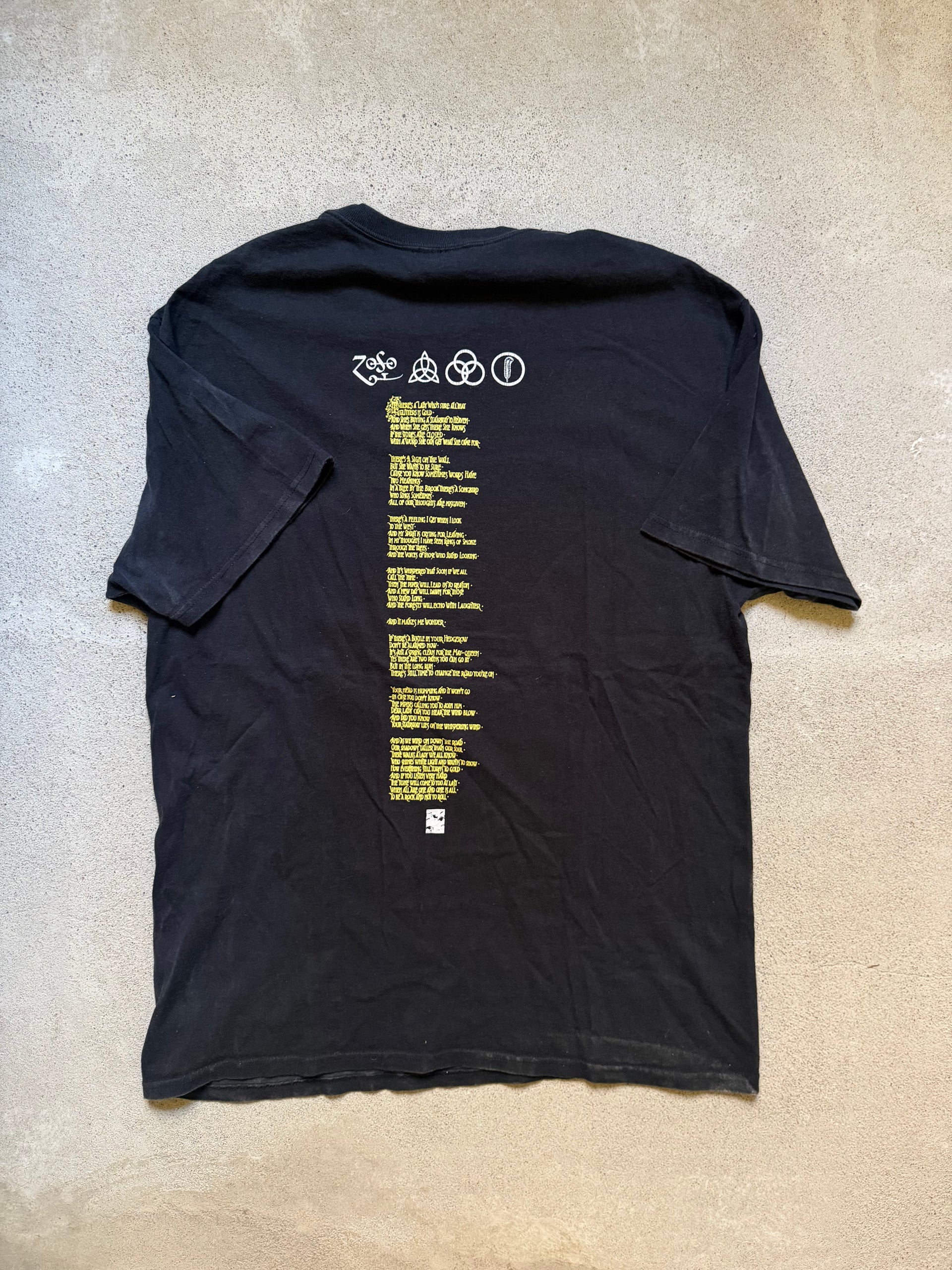 2000s Led Zeppelin Stairway to Heaven Tee | Size L