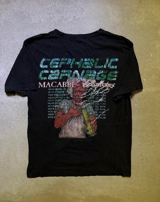 2000s Cephalic Carnage Macabre European Tour Band Tee | Size L