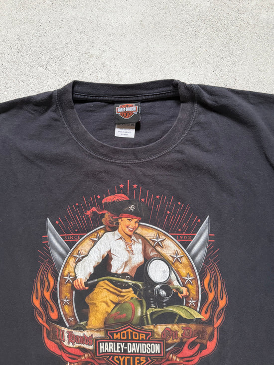 2000s Faded Harley-Davidson T-Shirt | Size XL