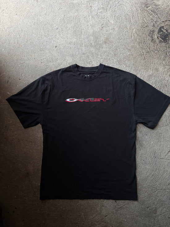 2010s Oakley Racing Logo Tee | Size XL