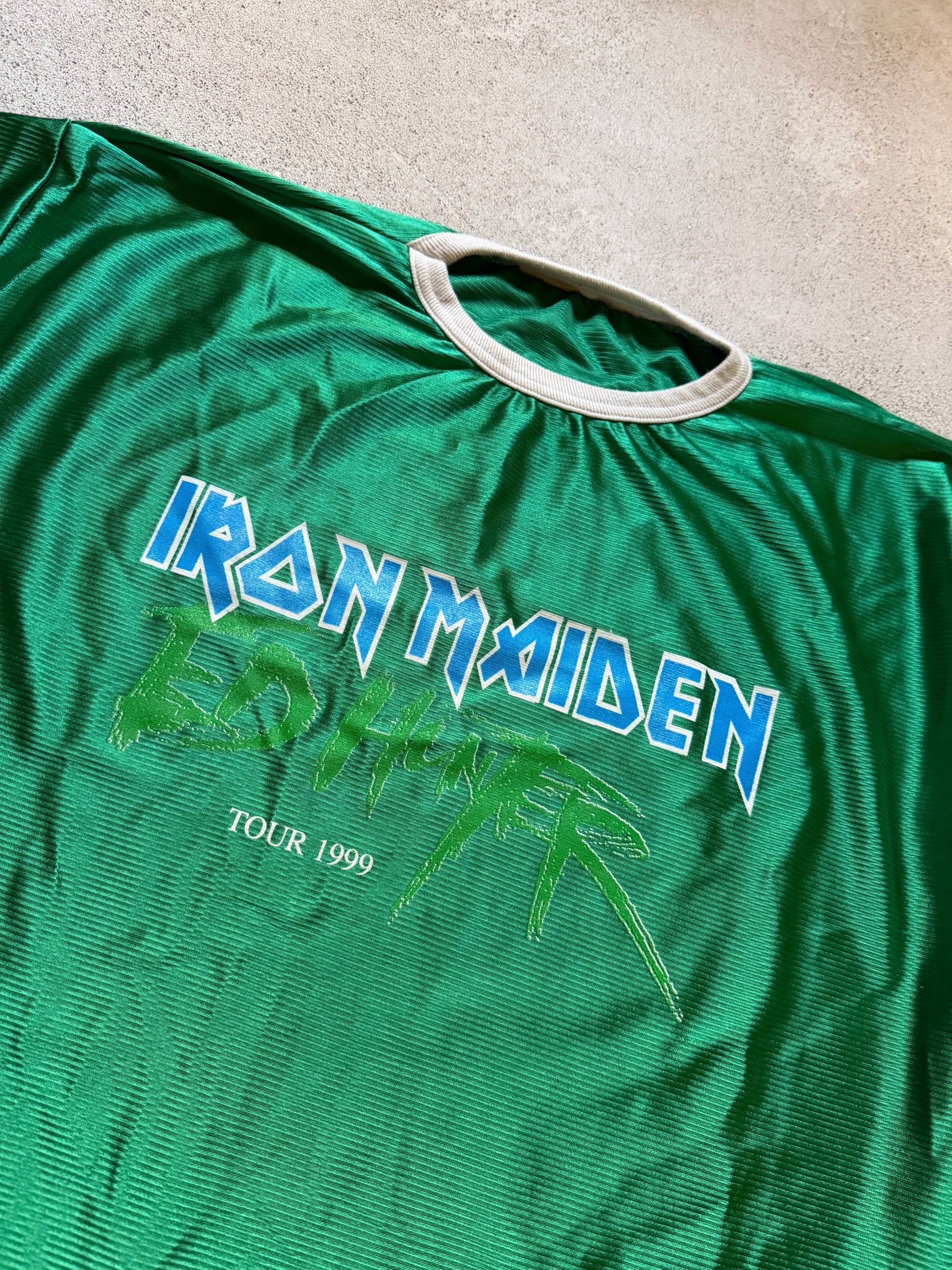 90s Iron Maiden Ed Hunter Tour Jersey 1999 | Size XL