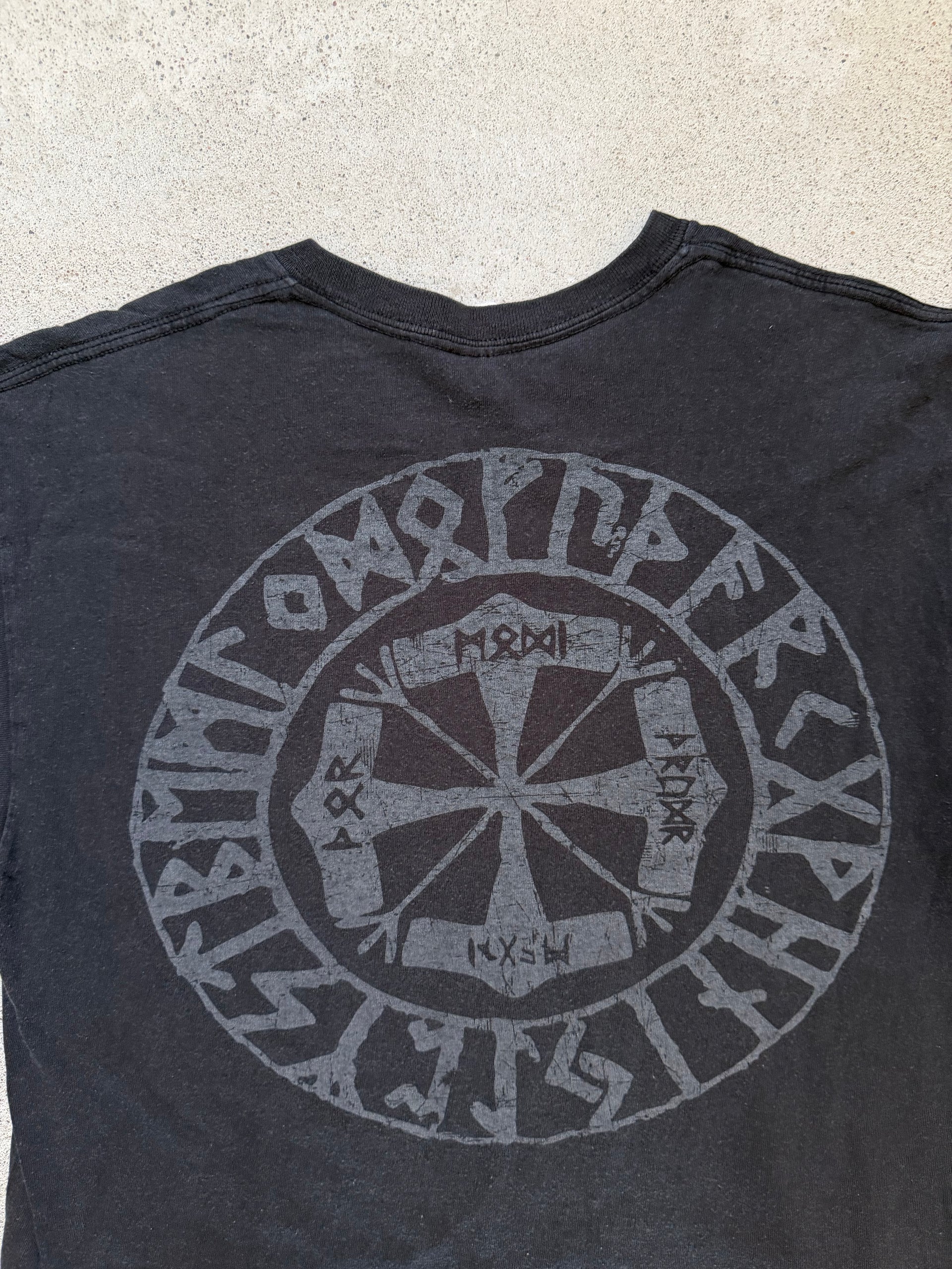 2000s Amon Amarth Double Print T-Shirt | Size L